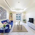 1 Bedroom Blue Chic Dubai Marina, Steps To Beach!